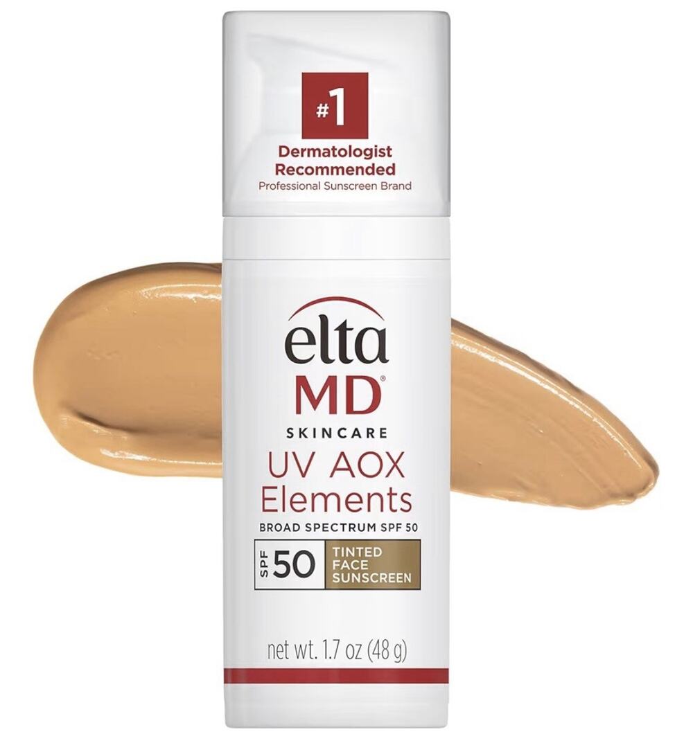 Elta MD UV AOX Elements Broad Spectrum SPF 50 Tinted 1.7oz |Hydrating Exp 06/27+